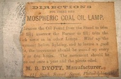 Label from Mechanical Lamp