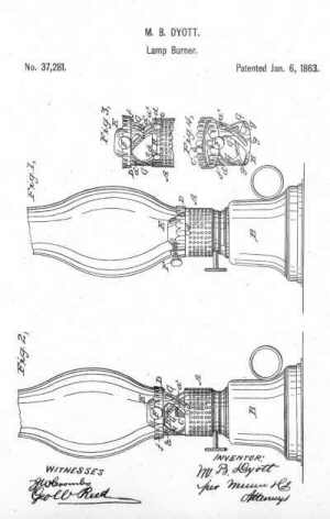 Dyott Patent Drawing #37,281