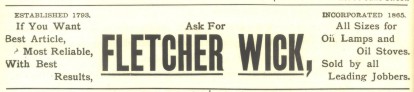 Fletcher Advertisement