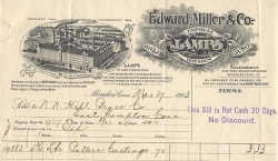 Miller Illustrated Billhead